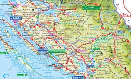 Stáhněte si kvalitní mapu Chorvatska