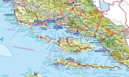 Stáhněte si mapu Chorvatska