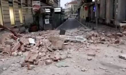 Chorvatský Záhřeb postihlo dnes ráno zemětřesení