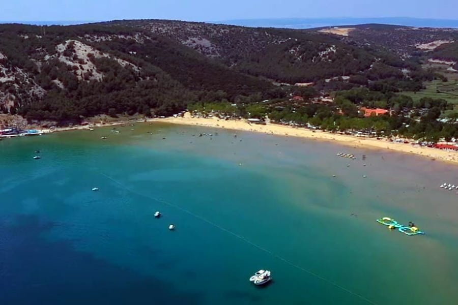 Nekrásnější pláže Kvarneru z dronu